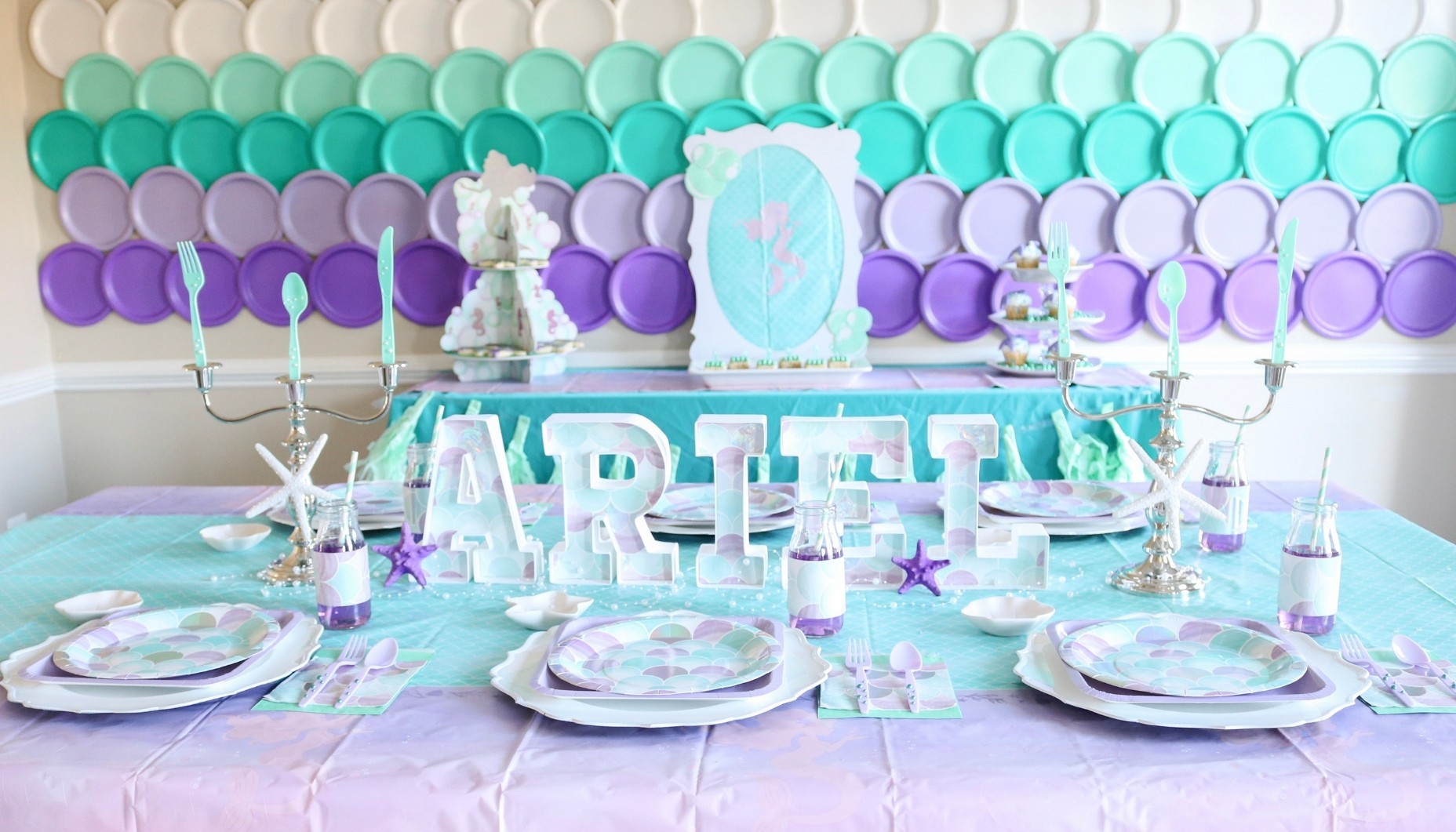 Mermaid Party Table Decorations