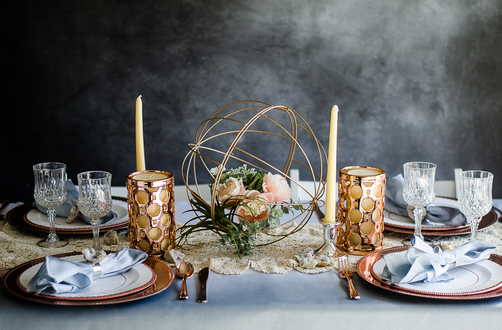Geode Wedding Tablescape