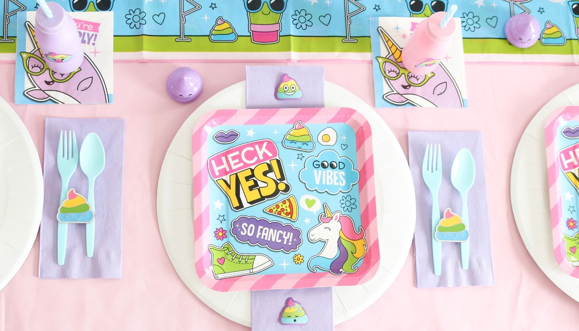 GIRL SQUAD TWEEN EMOJI BIRTHDAY PARTY IDEAS