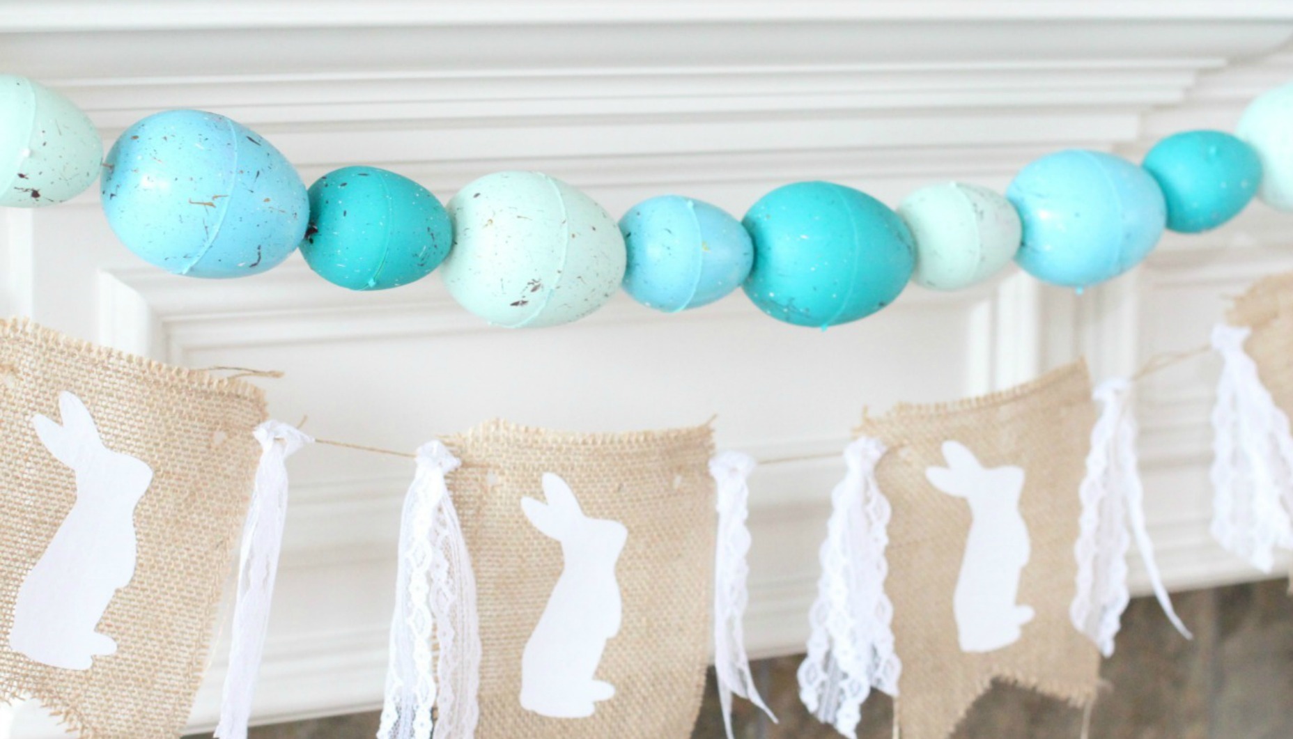 DIY Speckled Easter Egg Garland