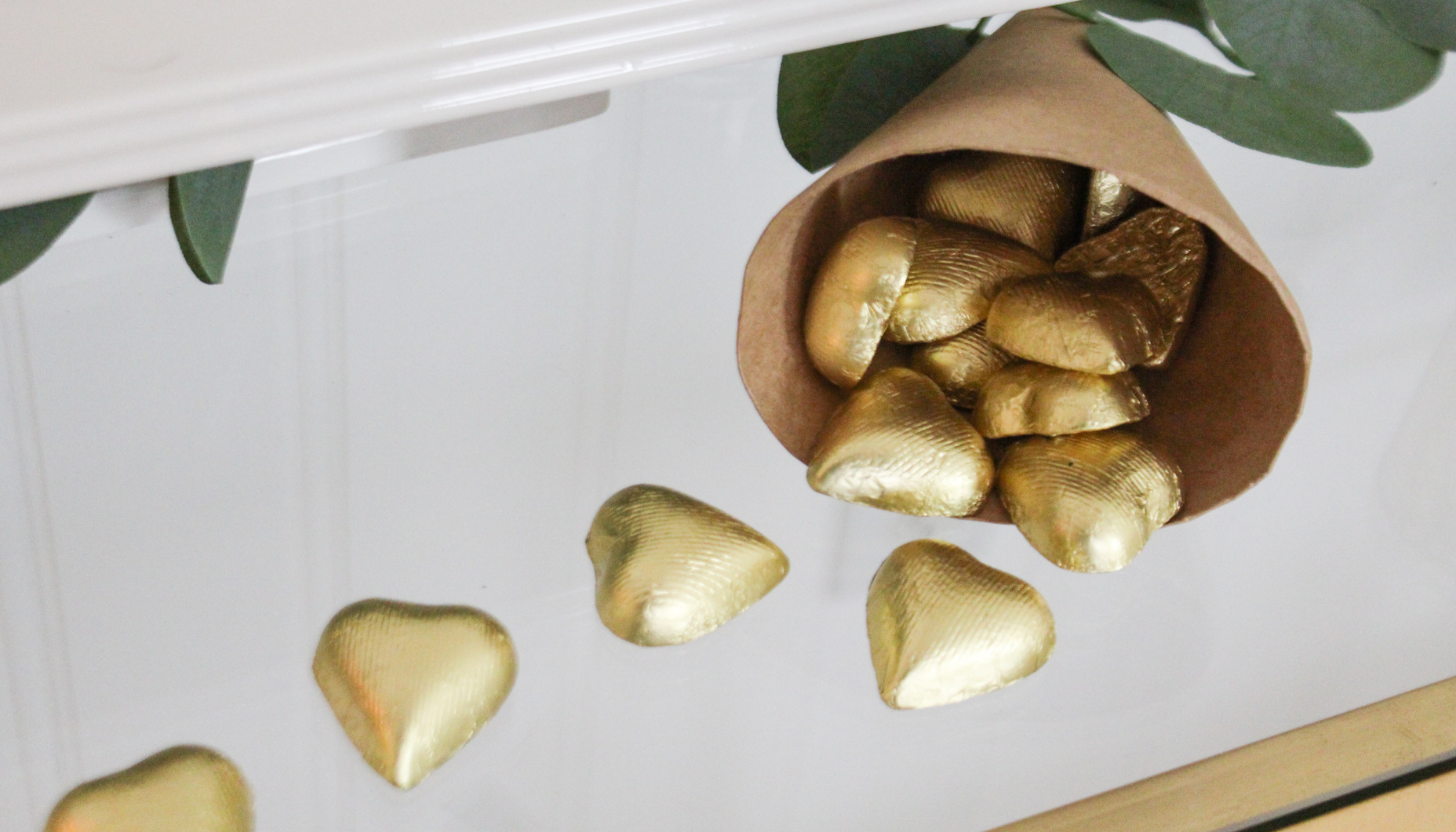 A clever idea for displaying treats on a dessert table.