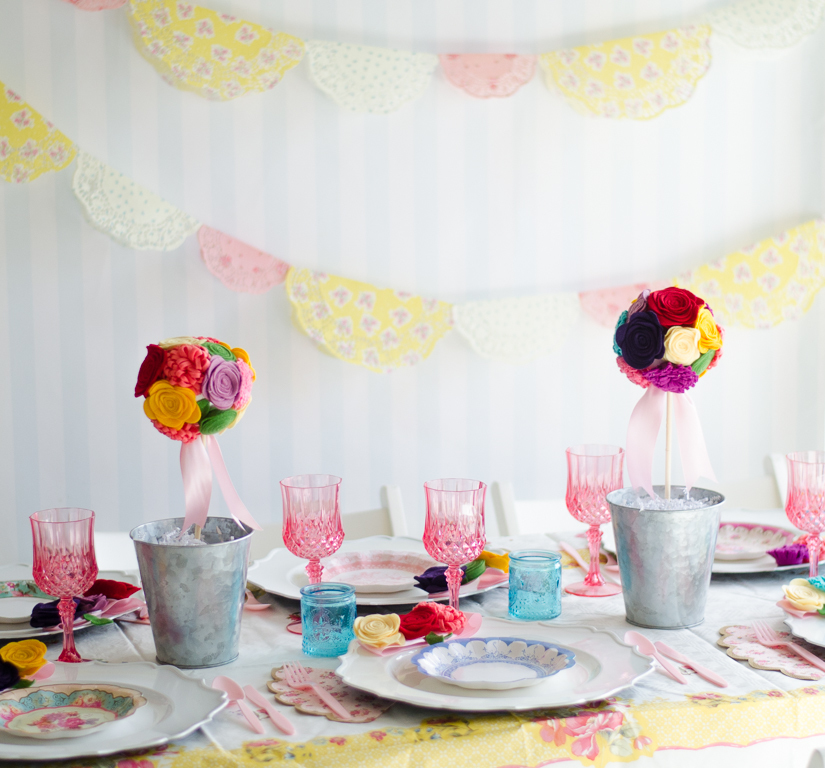 Vintage Floral Bridal Luncheon