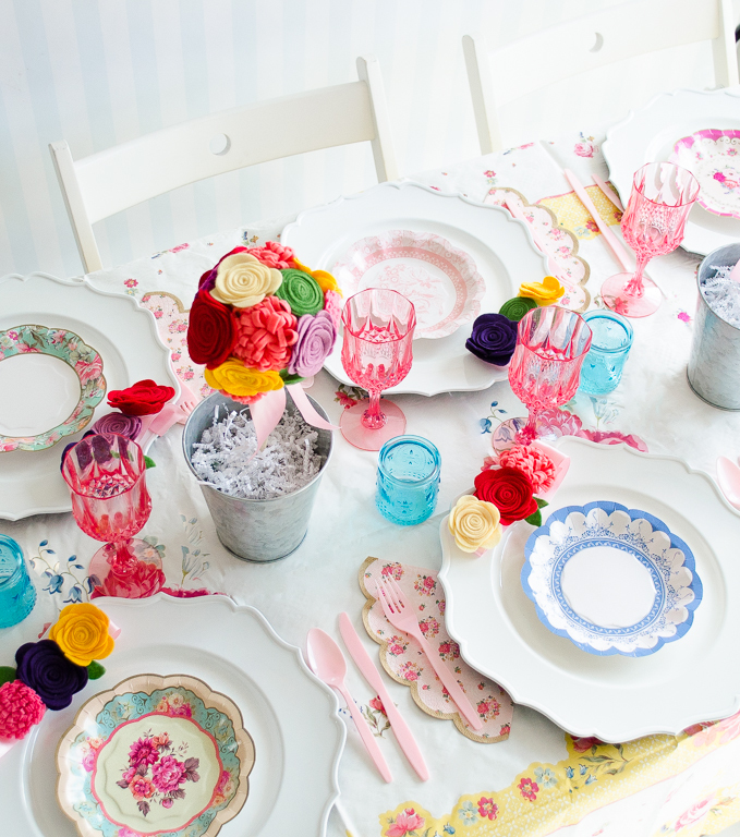 Vintage Floral Bridal Luncheon
