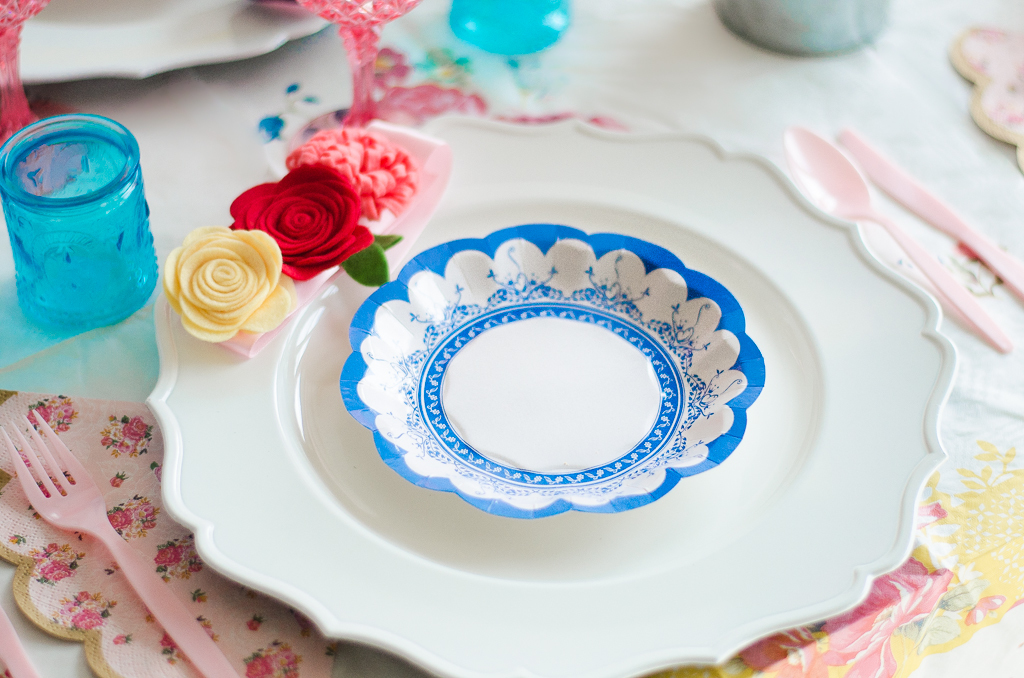 Vintage Floral Bridal Luncheon