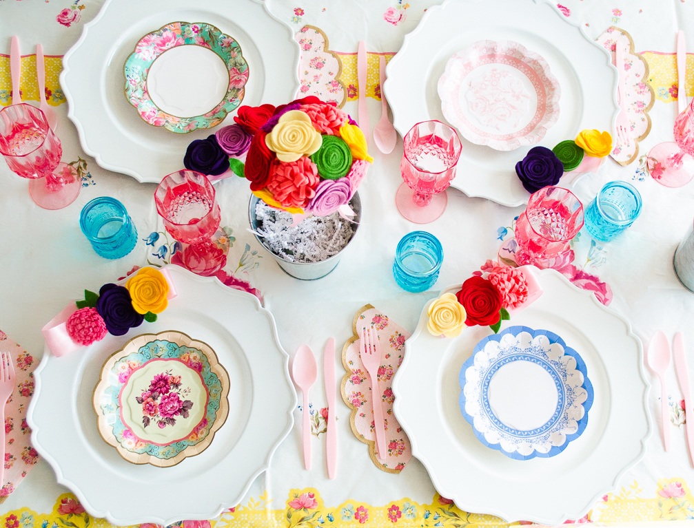 Vintage Floral Bridal Luncheon