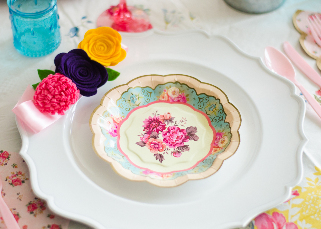 Vintage Floral Bridal Luncheon
