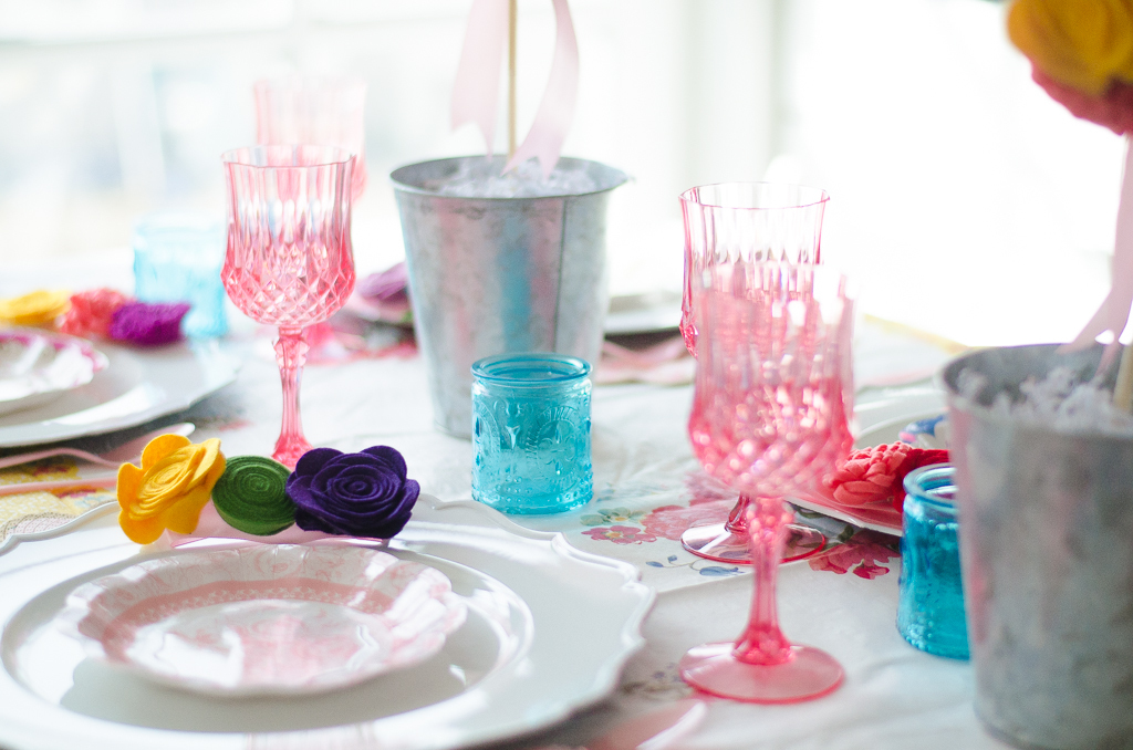 Vintage Floral Bridal Luncheon