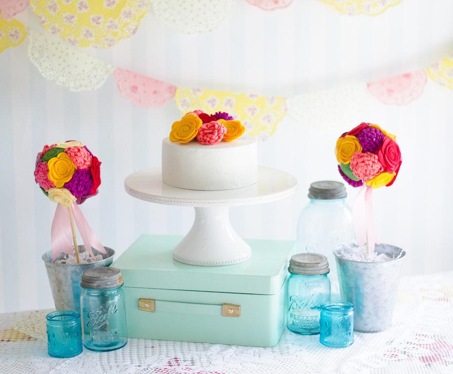 Vintage Floral Bridal Luncheon