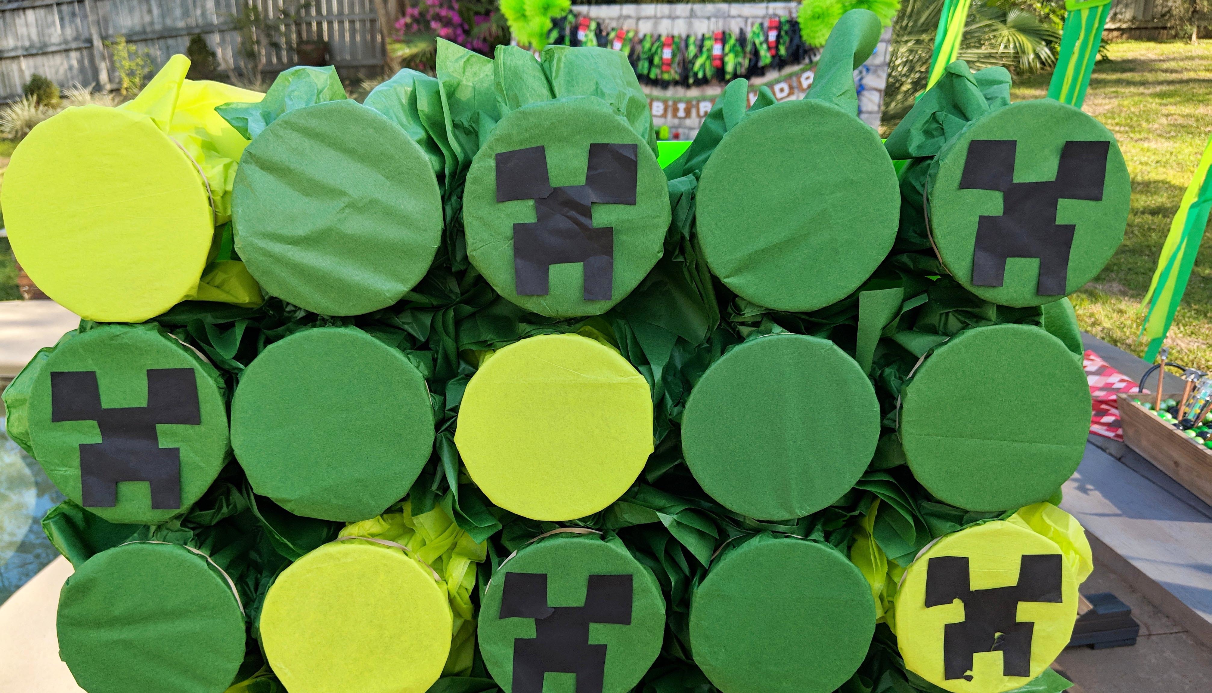 minecraft party games for 8 year olds
