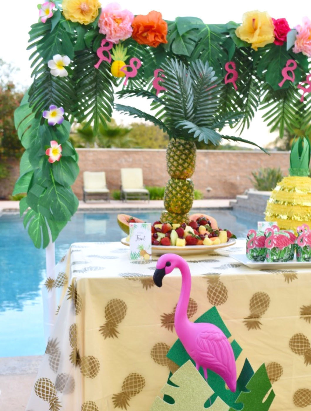 Tropical Flamingo Pool Party