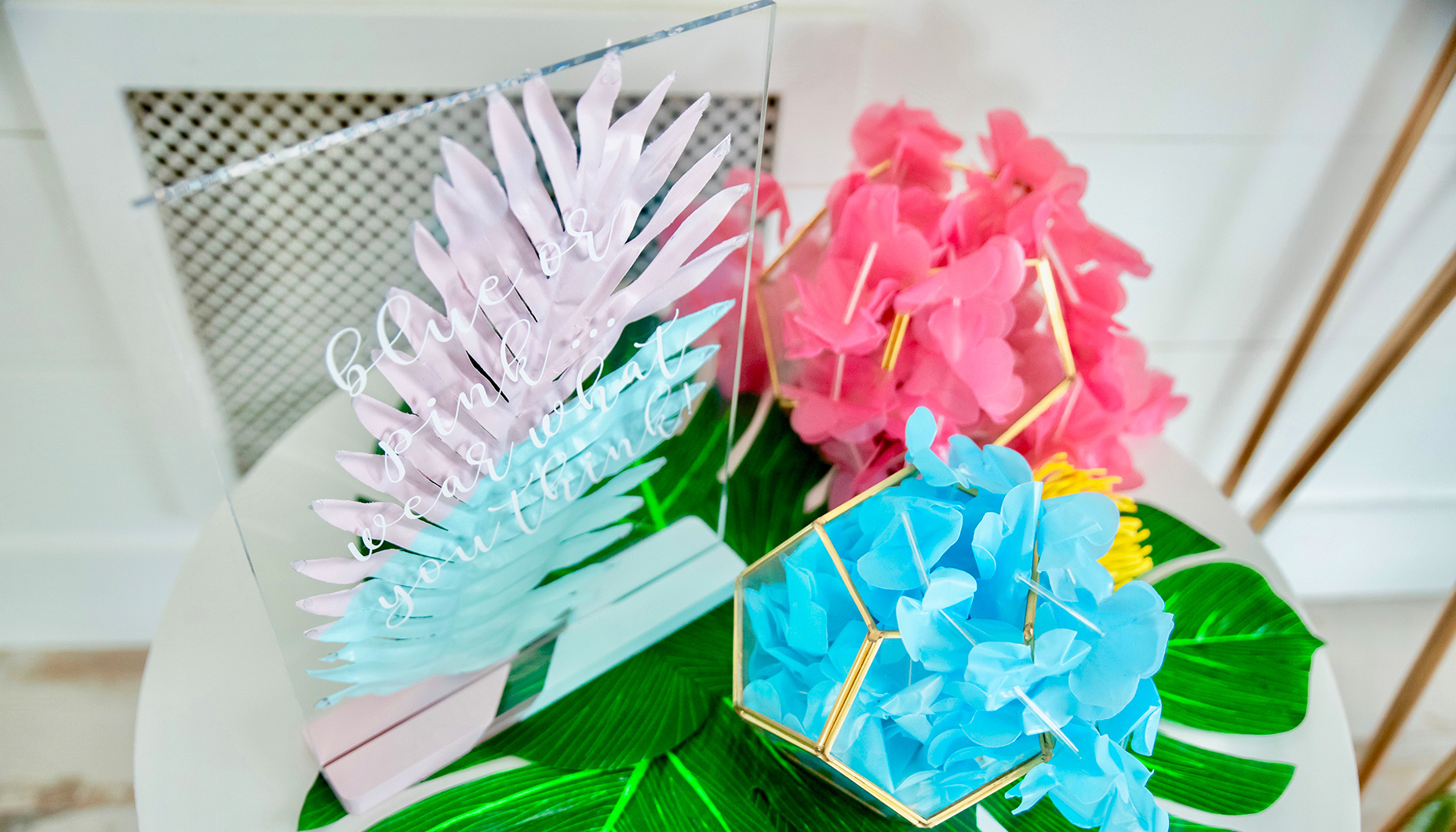 tropical-gender-reveal-party