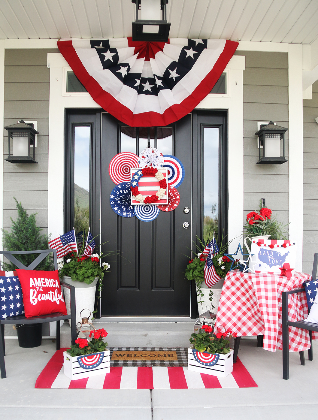 Patriotic Front Porch Christmas Patriotic Front Porch Patriotic Front Porch Christmas Patriotic Front Porch