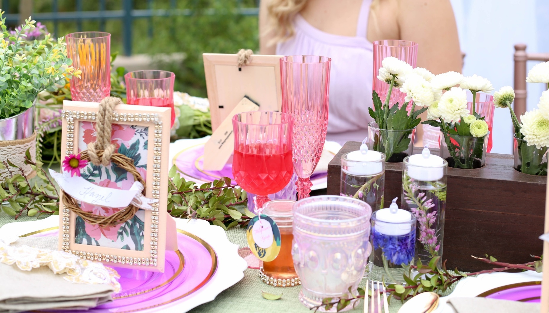 Summer wedding inspiration with shopping list, instructions and all details