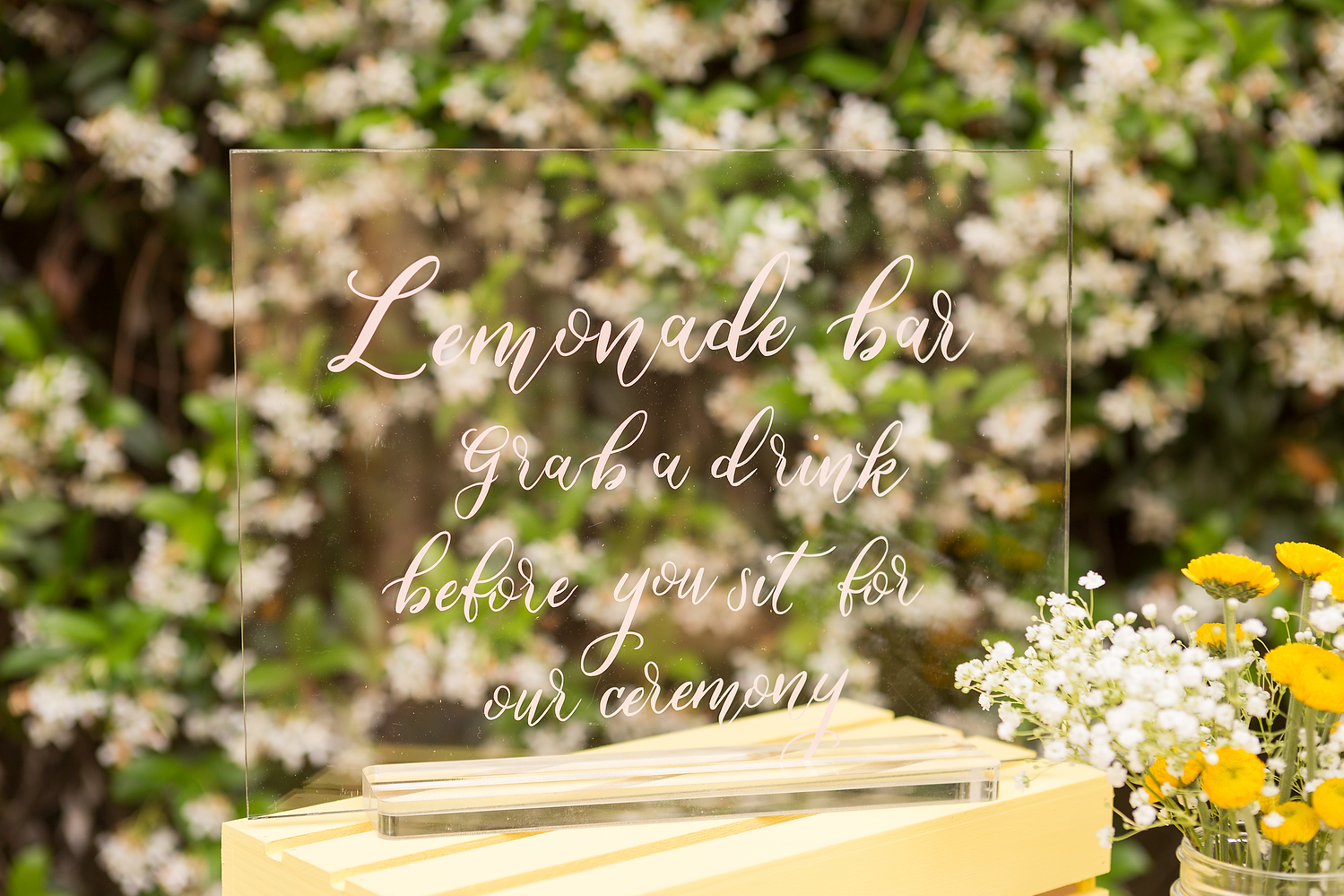 Ceremony Lemonade Bar