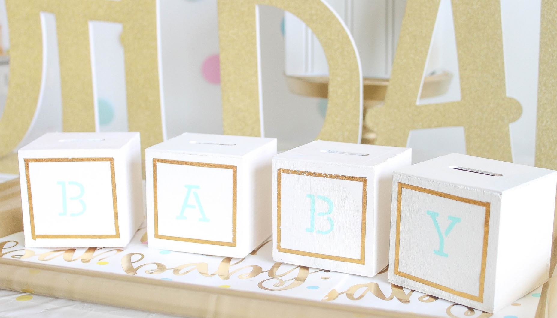 DIY Baby Blocks for Baby Shower or Just for Fun! - Trendovy