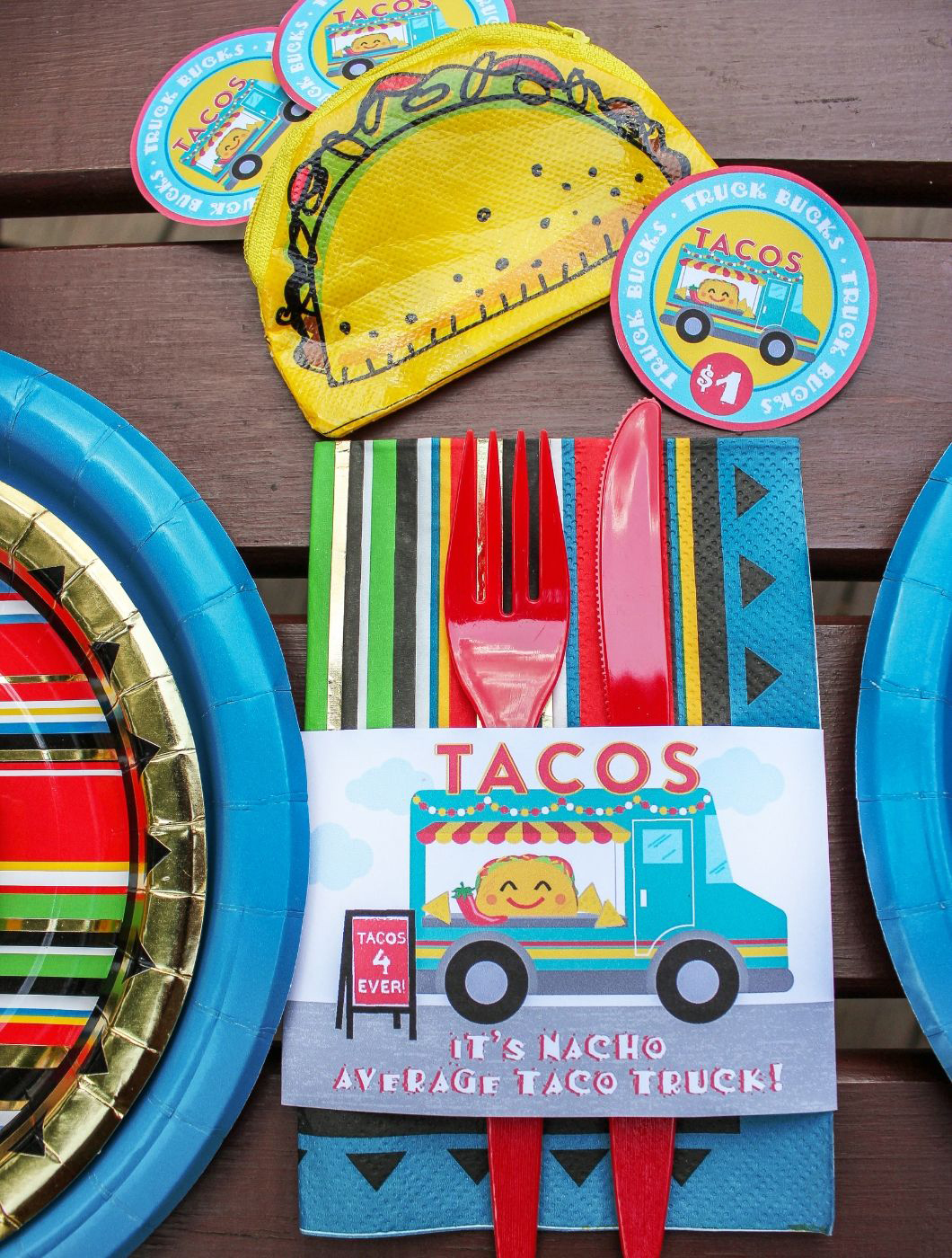 taco truck napkin wrap