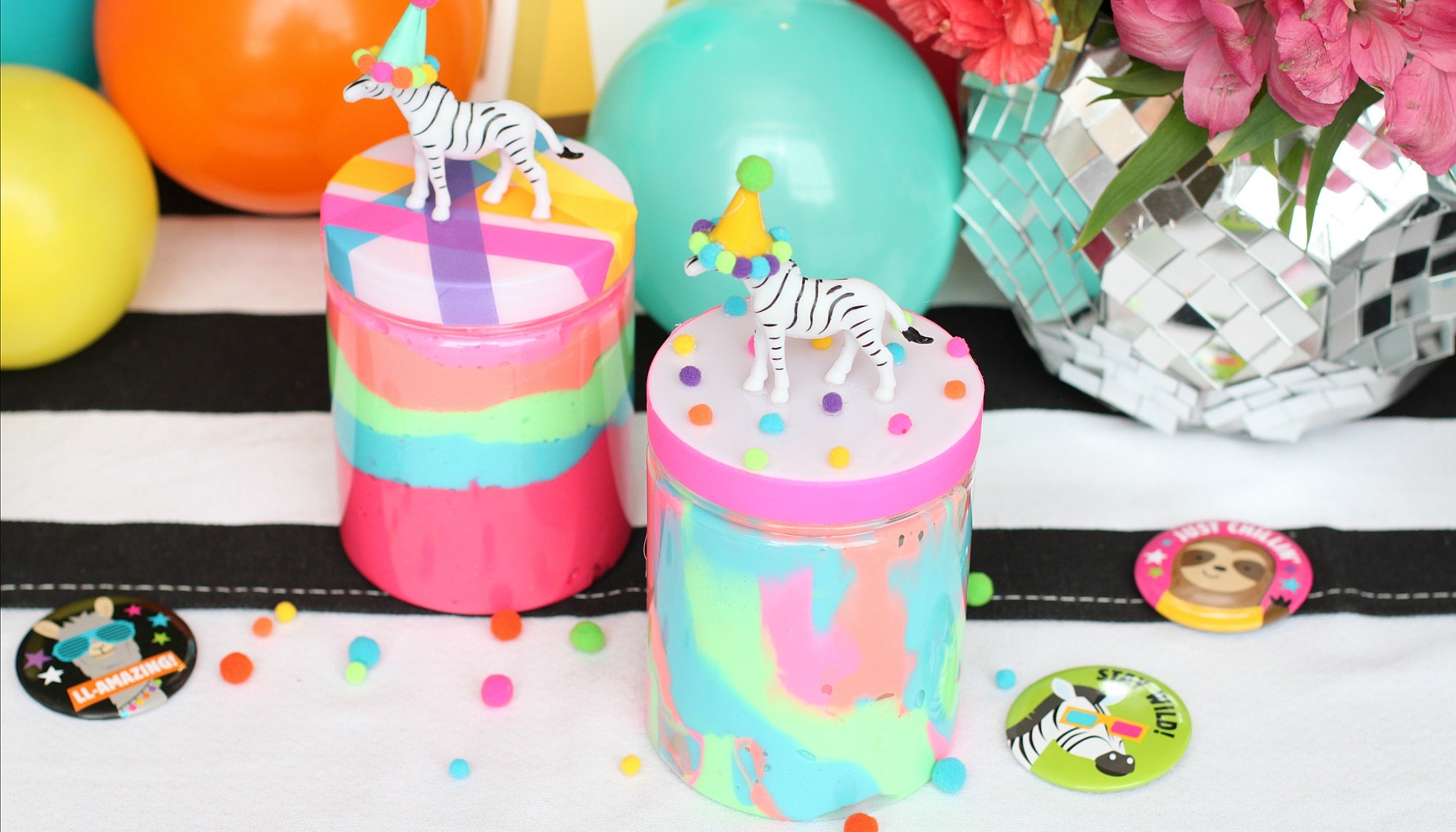 Animals Bright Colourful Party Animal Birthday Party Tableware