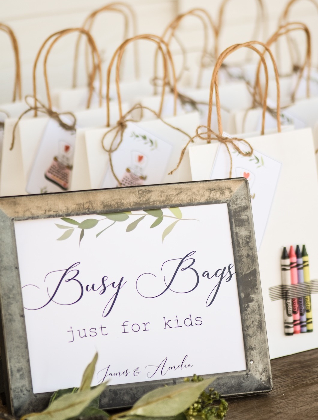 kids busy bags activities fall farm farmhouse wedding by Kara's Party Ideas