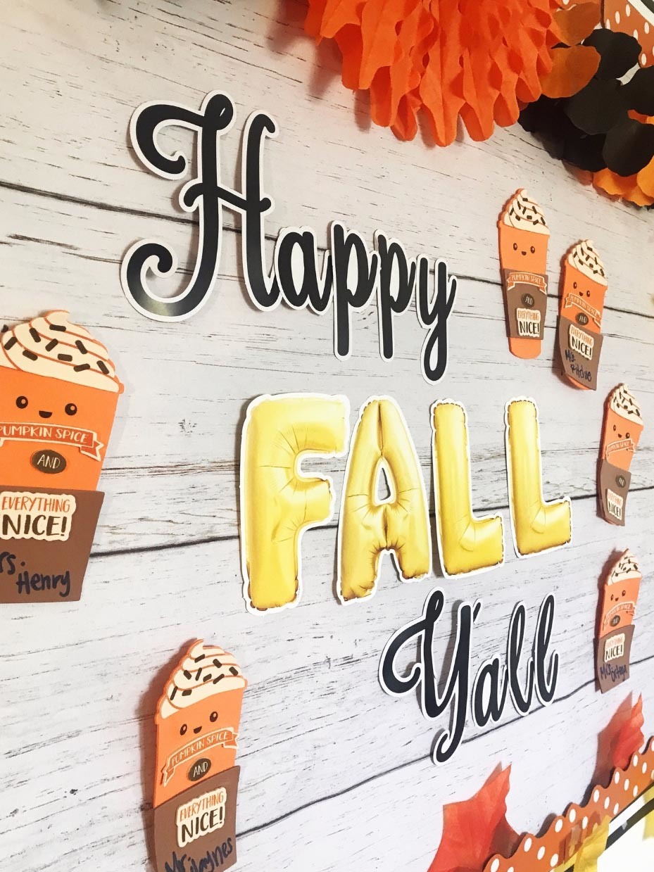 Pumpkin Spice latte Bulletin Board