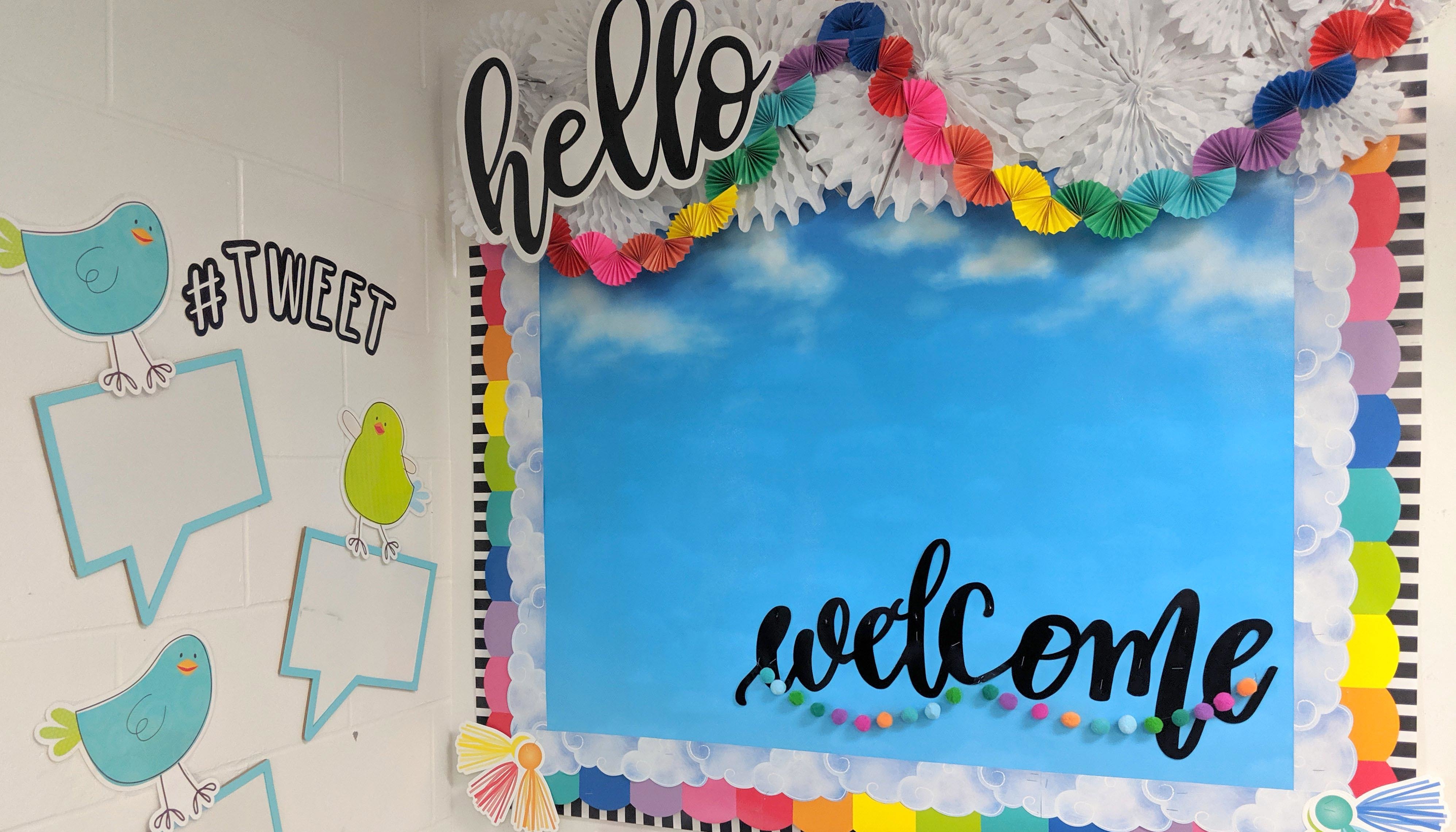OTC soaring to new heights room reveal bulletin board ideas