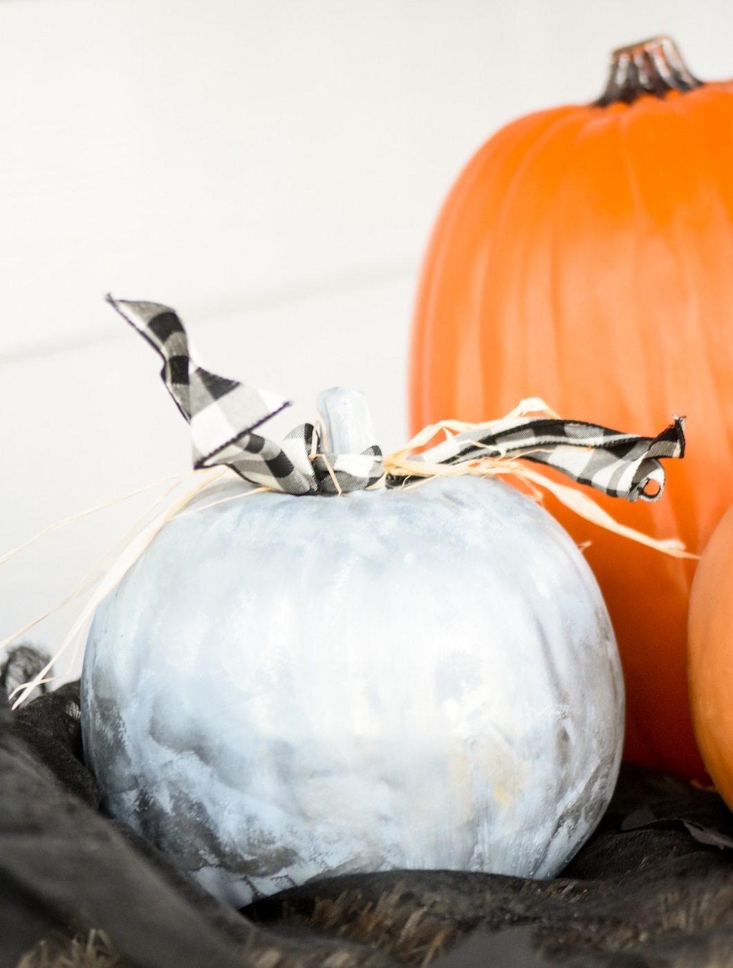 DIY Galvanized Pumpkin Farm Farmhouse Halloween Front Porch Decorating by Kara's Party Ideas for Oriental Trading Company