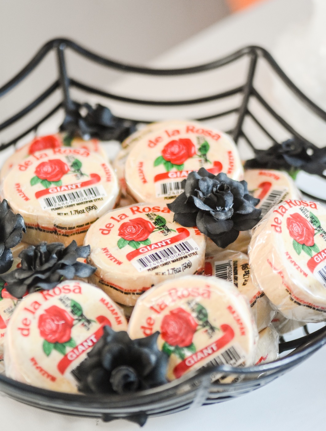 Mazapan in Spider Bowl Skeleton Halloween Fiesta Mexican Party by Kara's Party Ideas for Oriental Trading Company