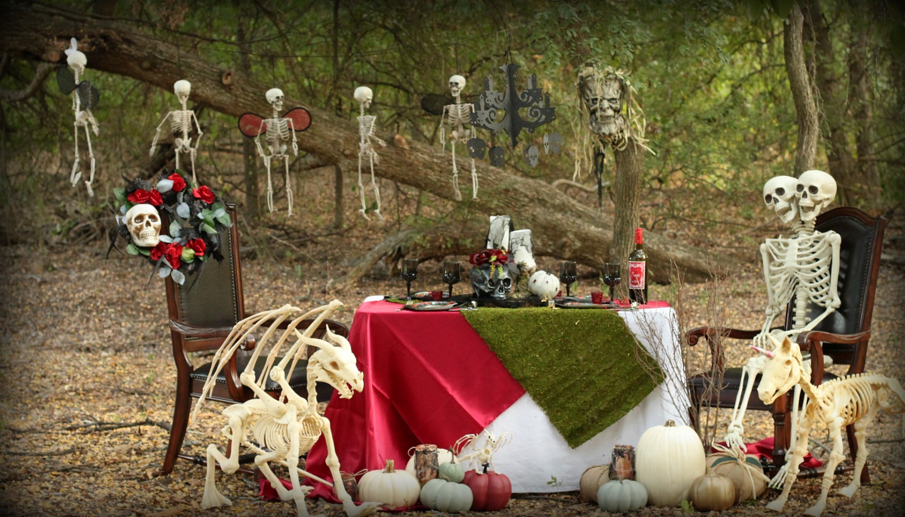 haunted forest halloween dinner party Haunted Forest Halloween Dinner Party
