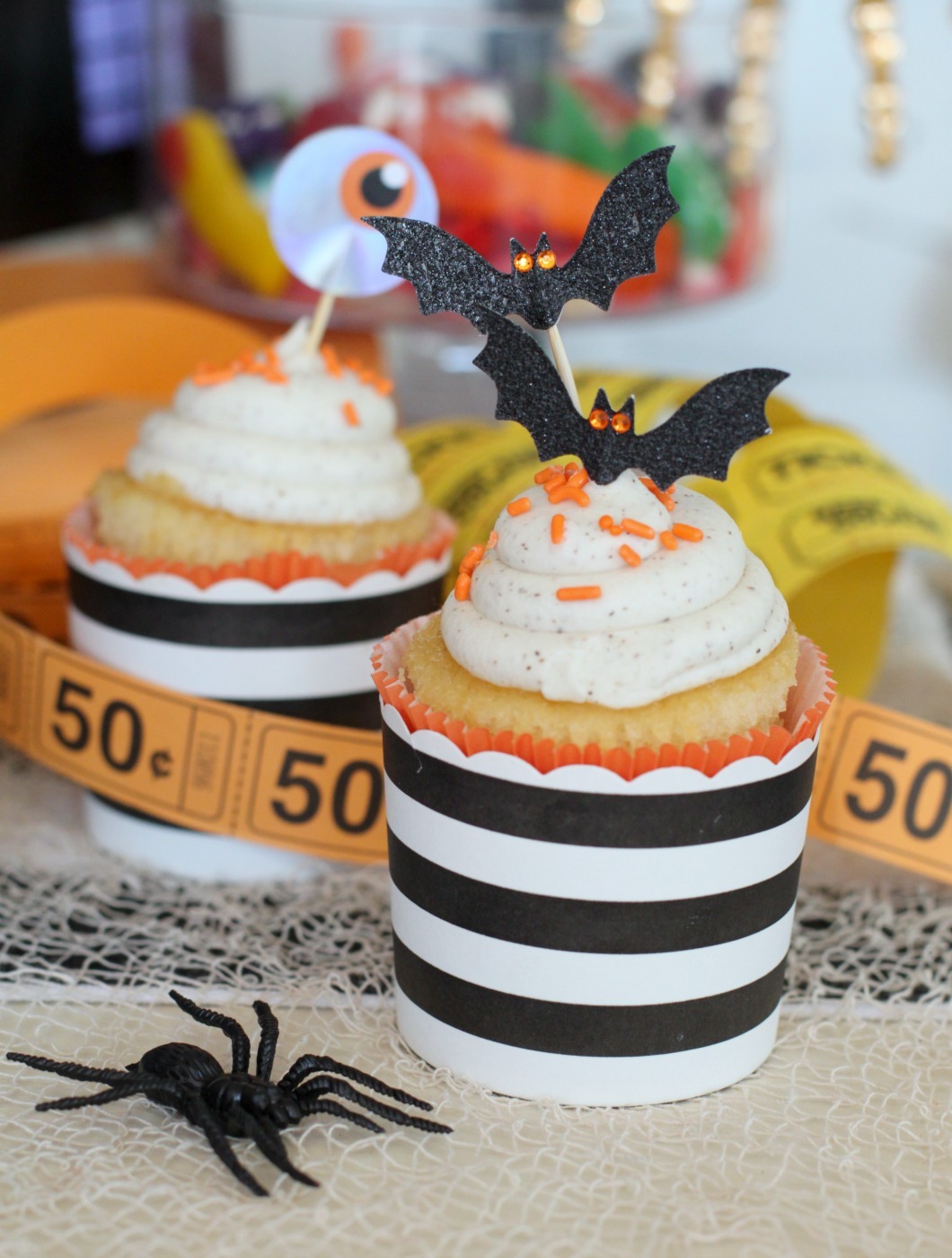 Halloween Movie Night Cupcakes