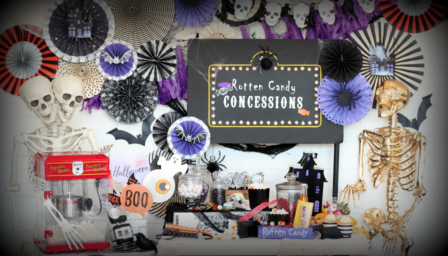 Halloween Movie Night Rotten Candy Concessions