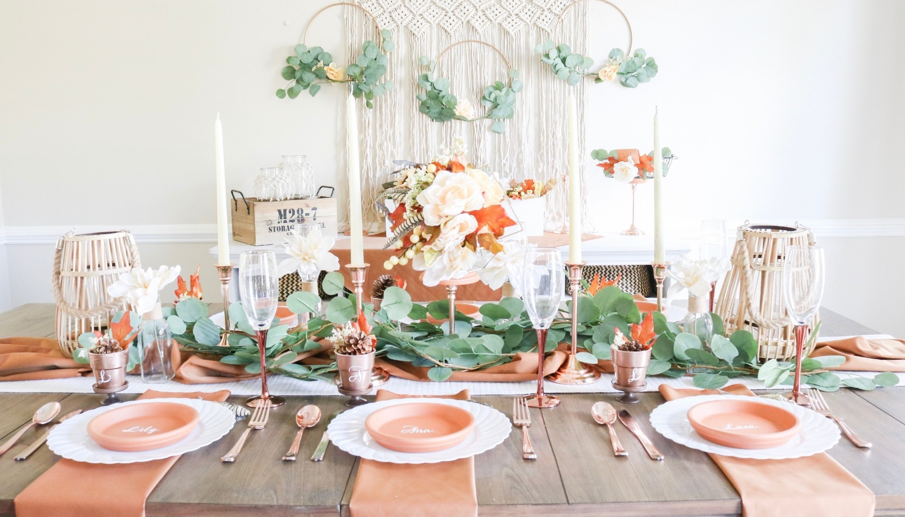 RUST AND GREENERY WEDDING IDEAS FOR FALL