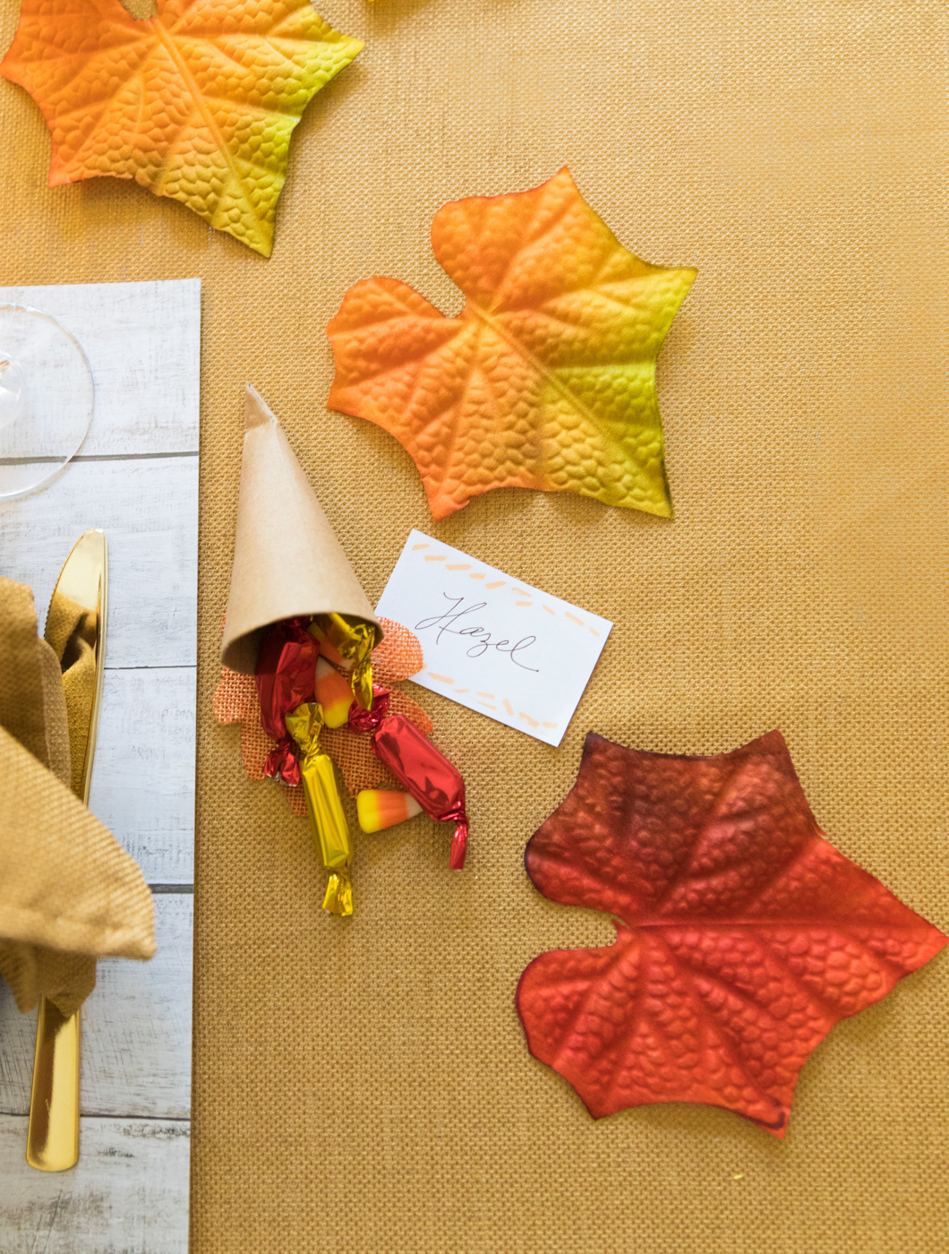 Thanksgiving Cornucopia Place Cards