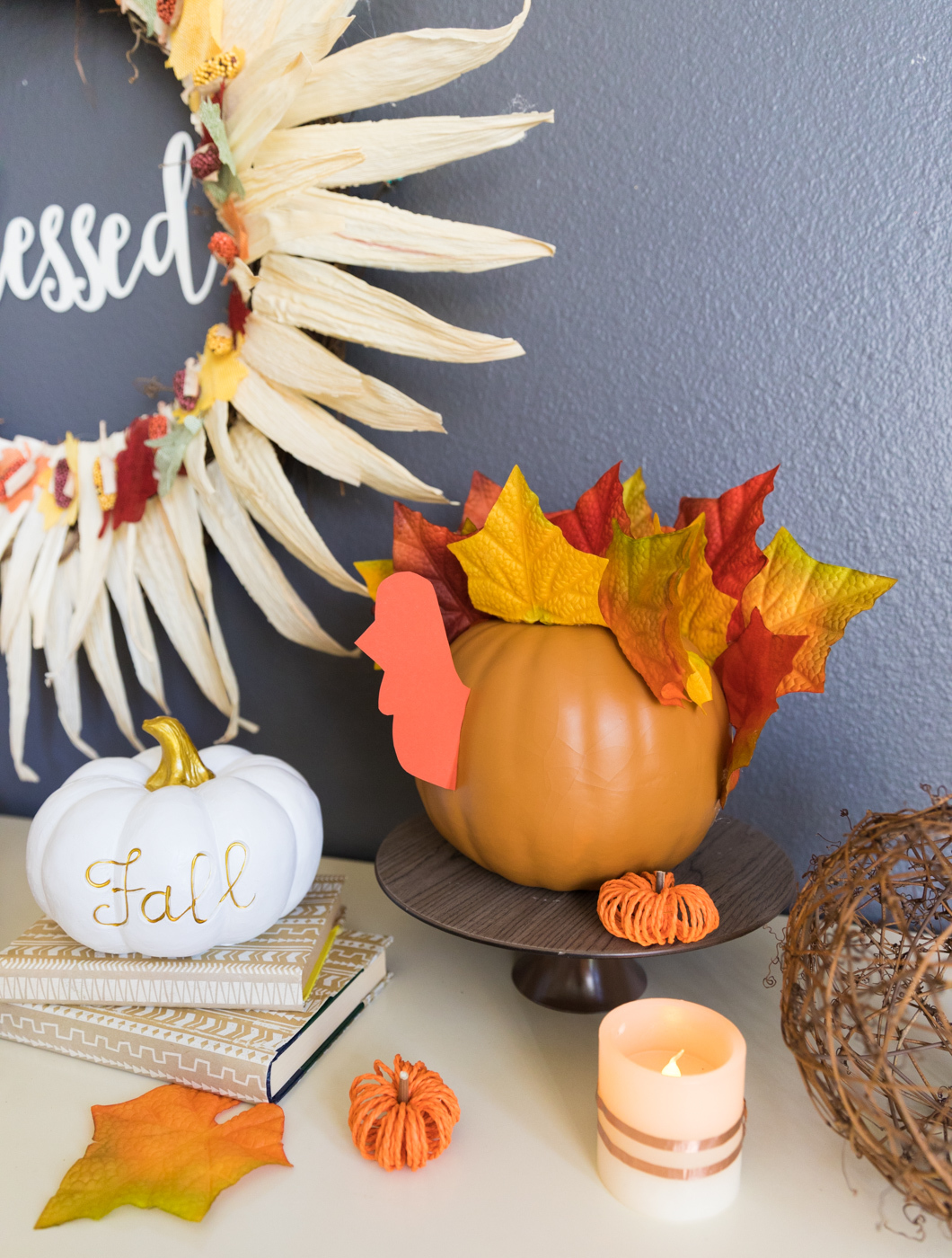 Thankful and Blessed Thanksgiving Table | Fun365