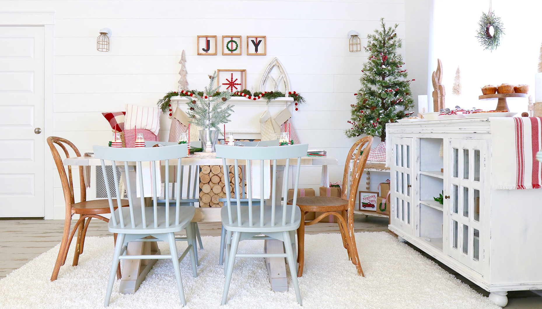 cozy farmhouse christmas brunch