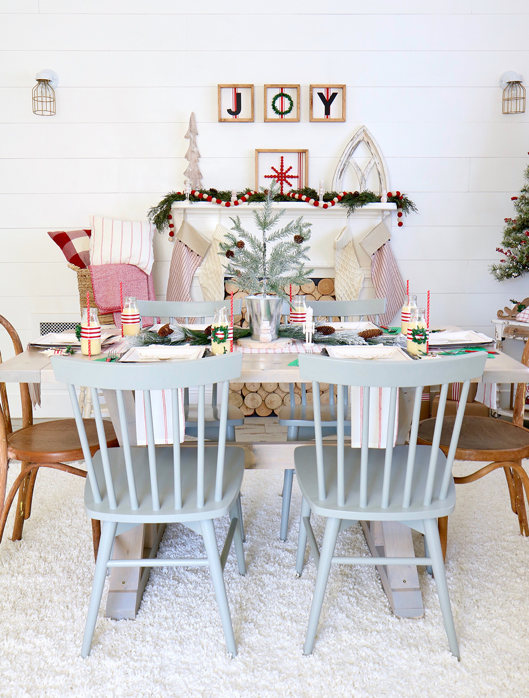 cozy farmhouse christmas brunch