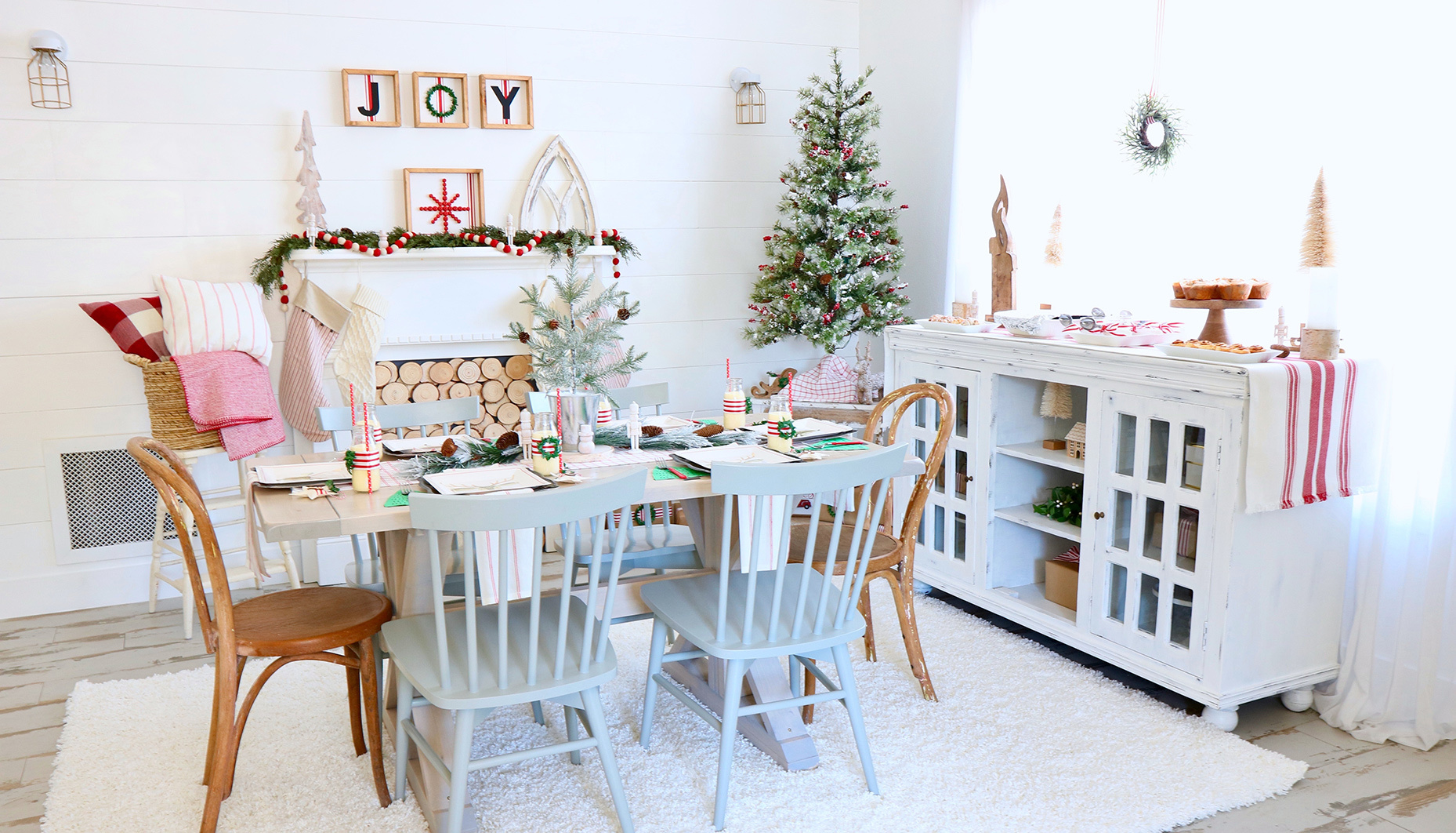 cozy farmhouse christmas brunch