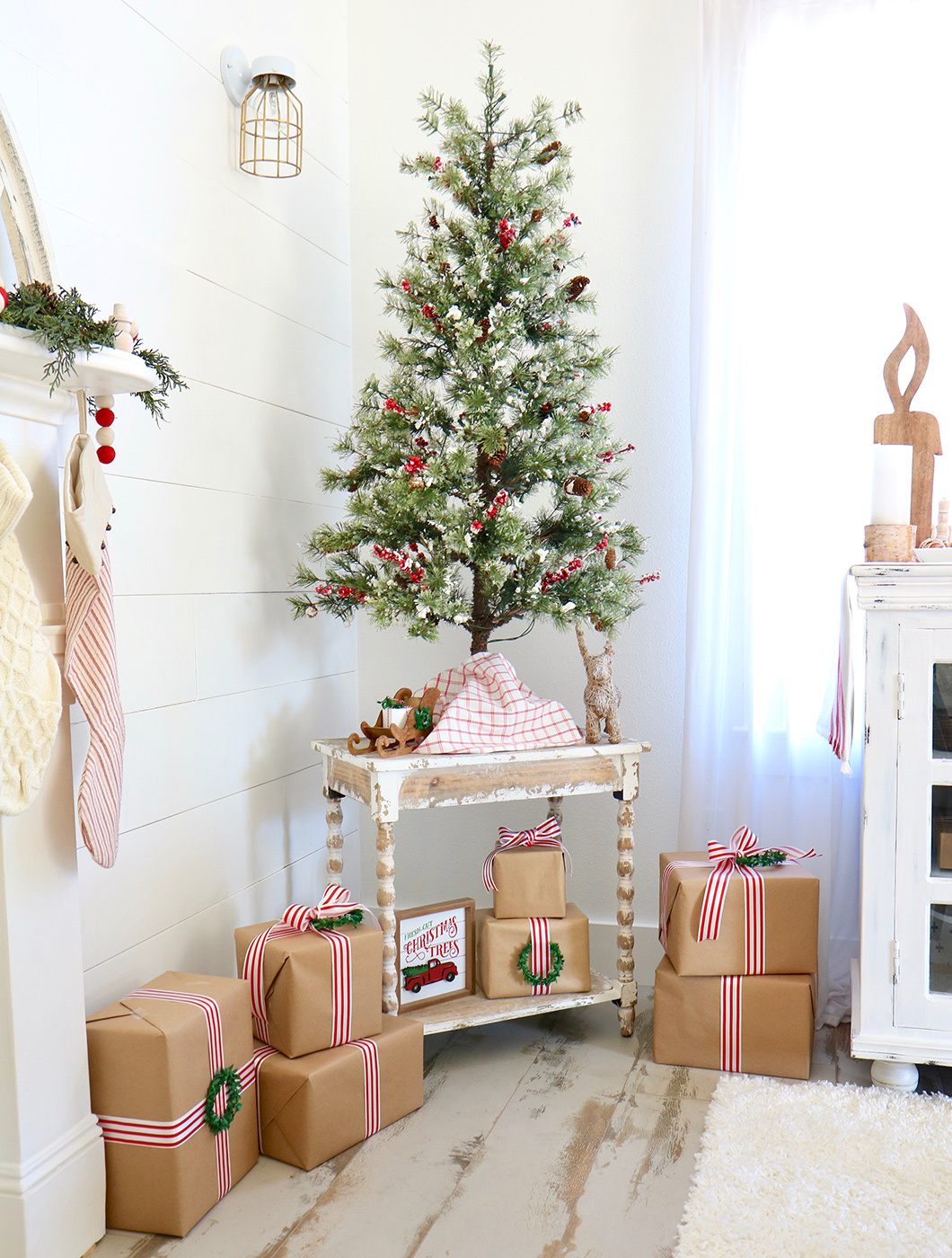 cozy farmhouse christmas brunch