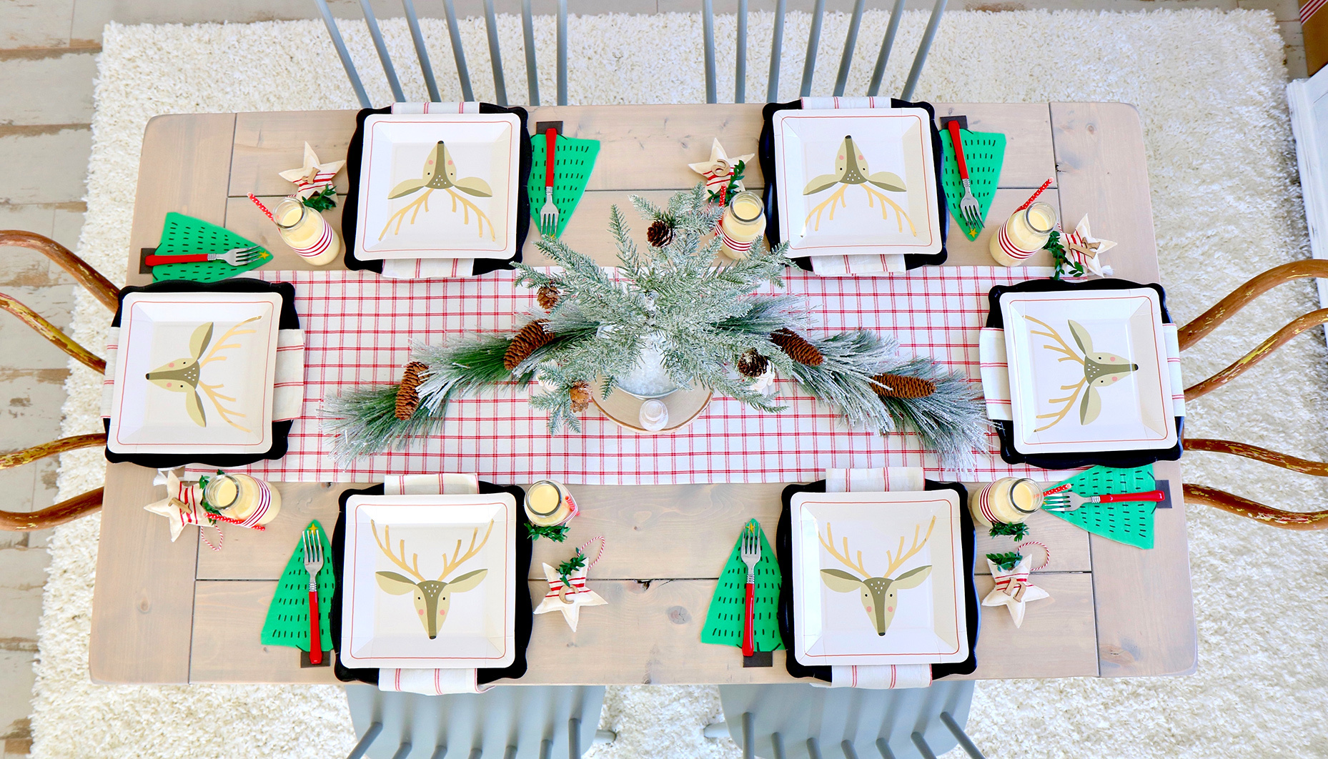 cozy farmhouse christmas brunch