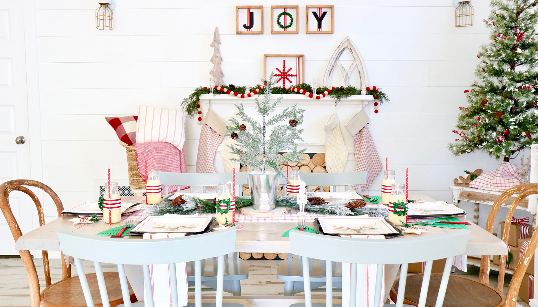 cozy farmhouse christmas brunch