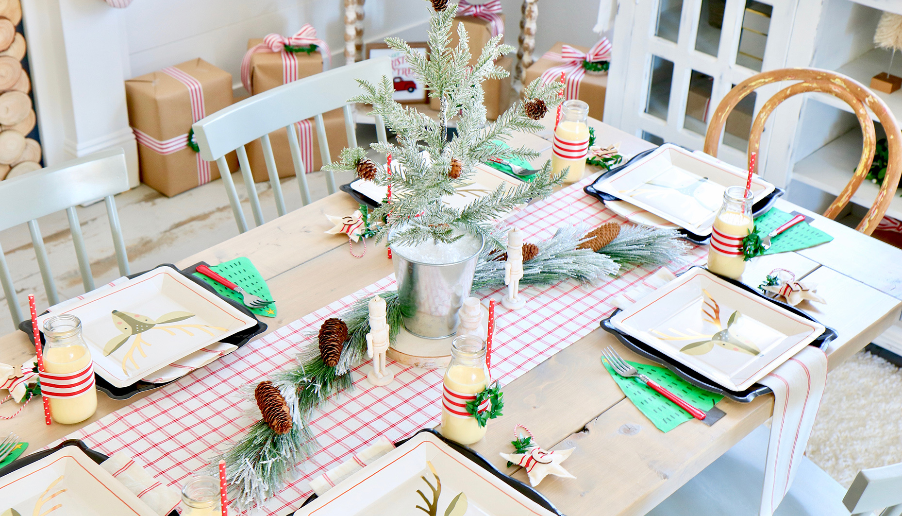 cozy farmhouse christmas brunch