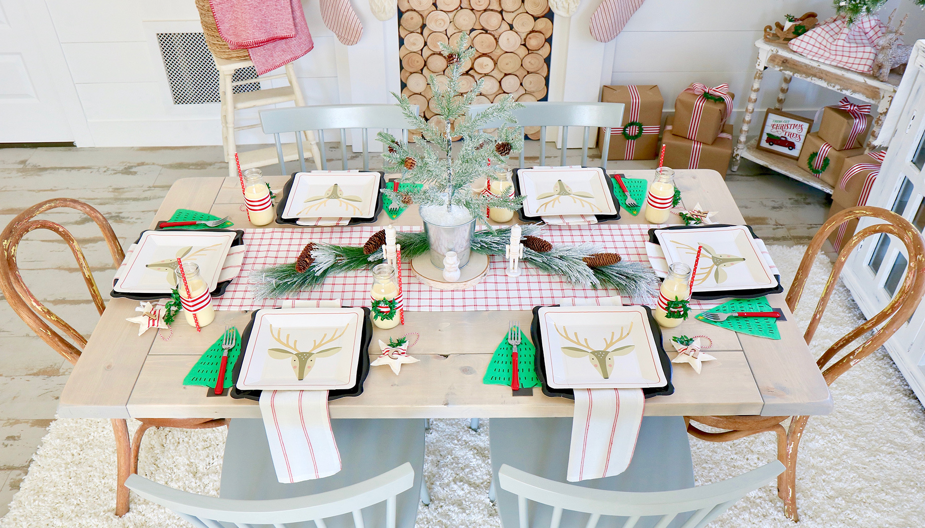 cozy farmhouse christmas brunch
