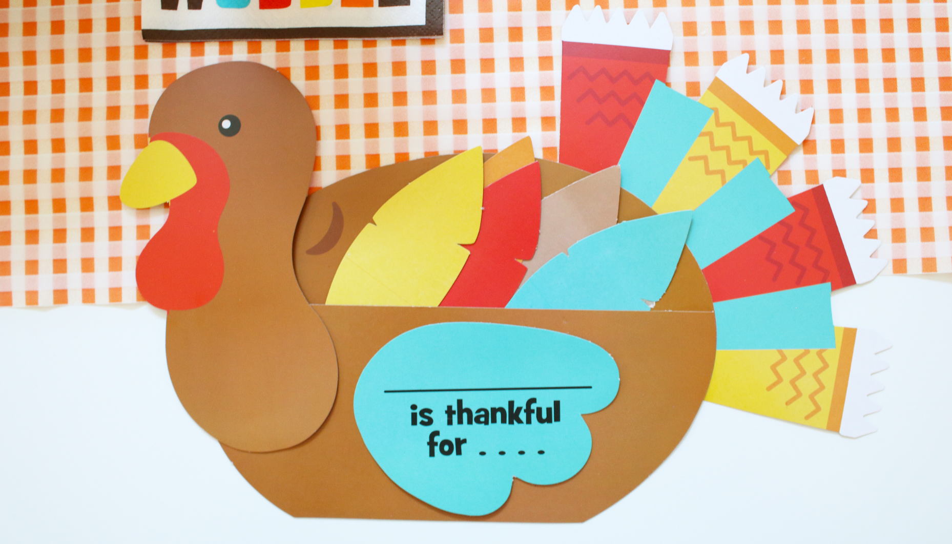 kid's thankgiving party activity