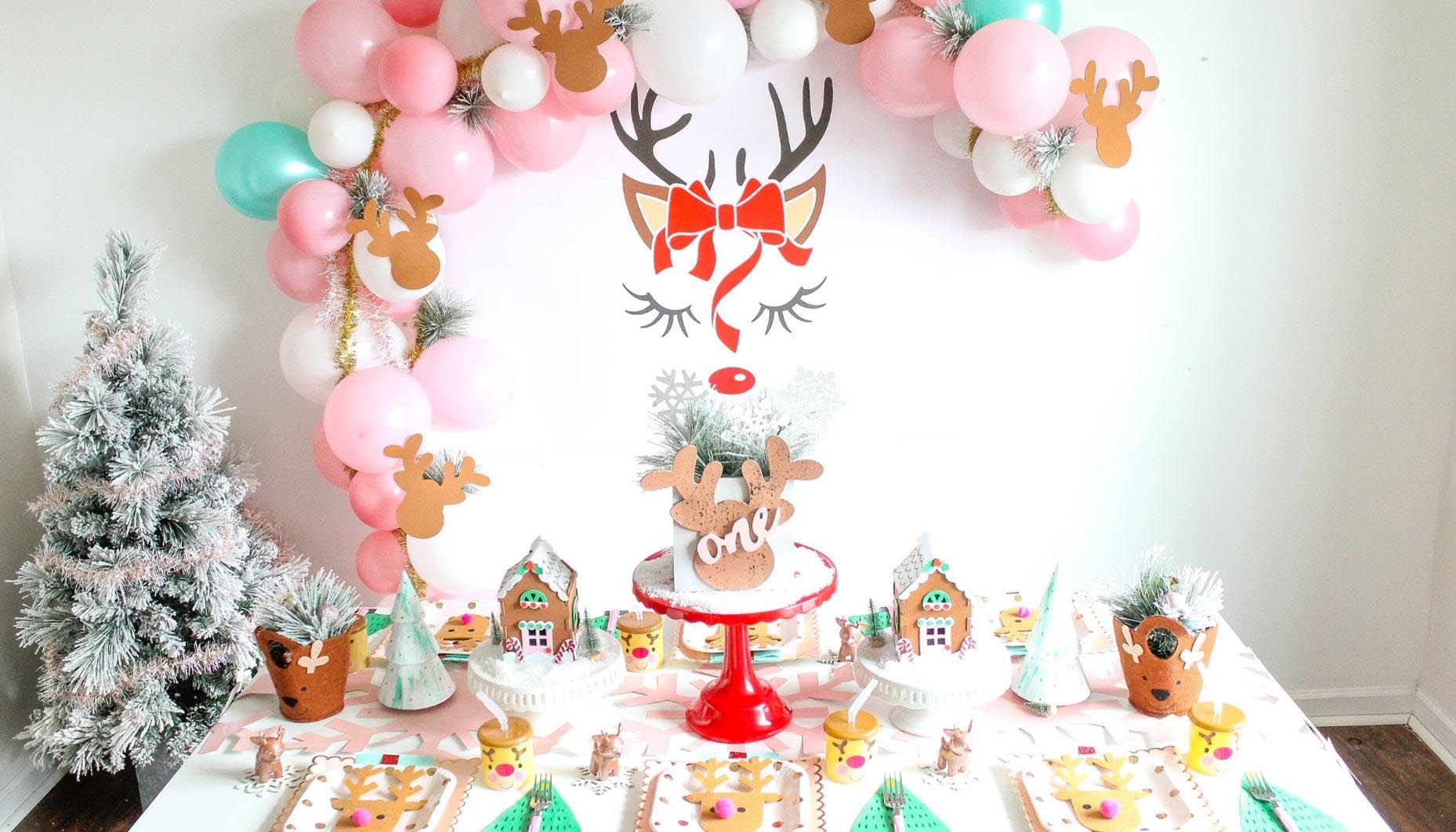 Reindeer 1st Birthday Party