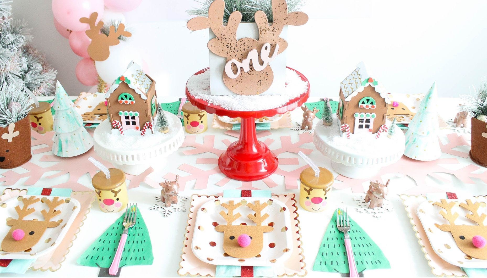 Reindeer 1st Birthday Party