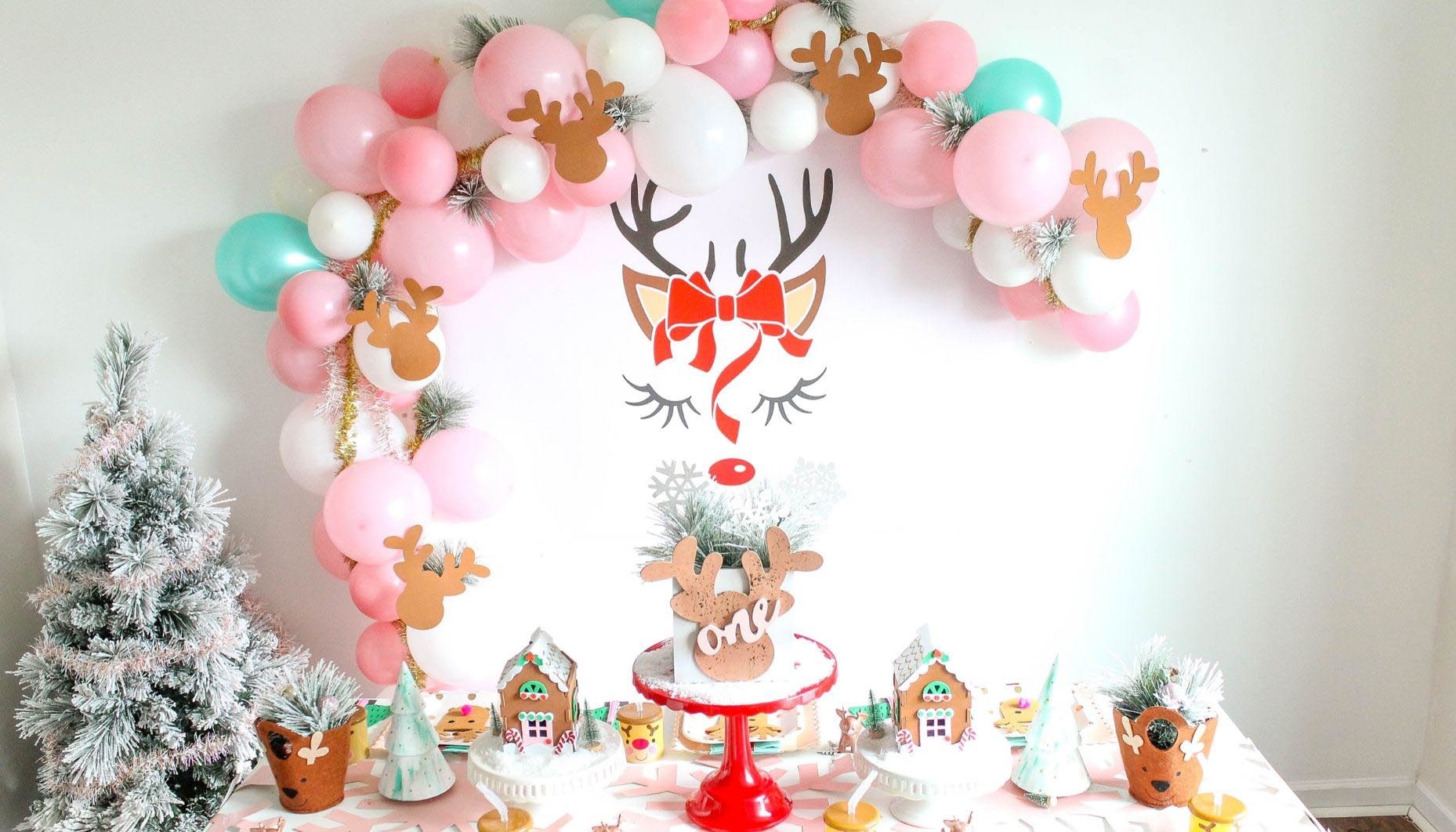 Reindeer 1st Birthday Party