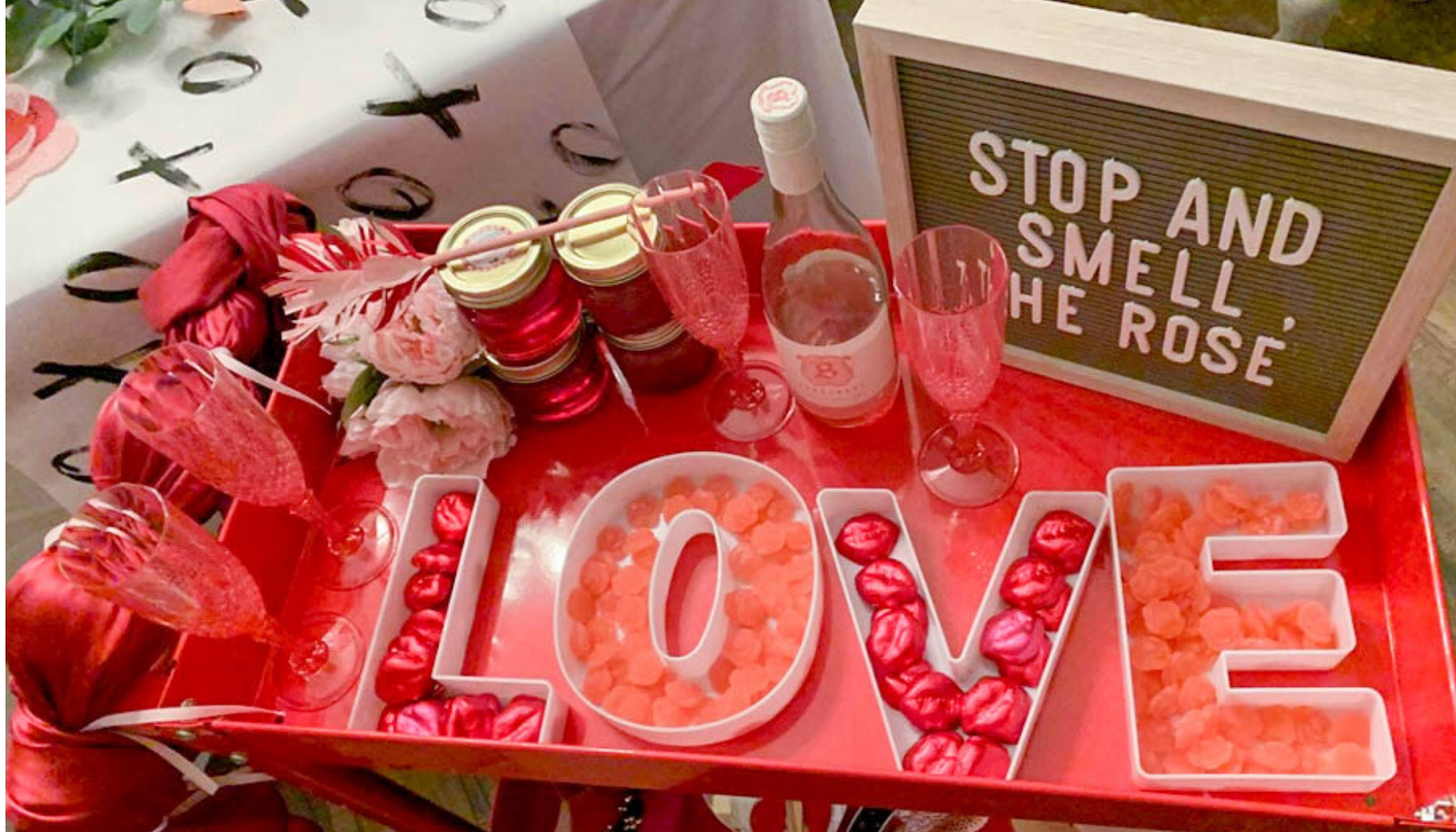valentine bridal shower ideas
