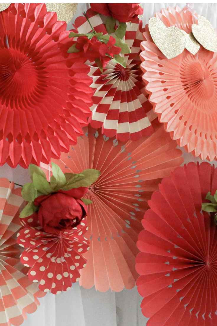paper fan valentines day