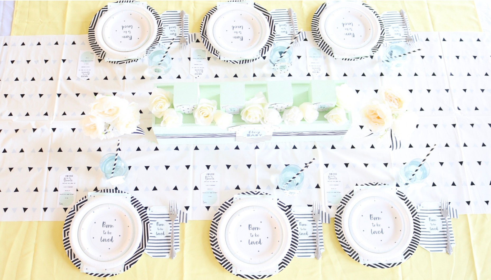 Born to be Loved Gender Neutral Baby Shower Ideas