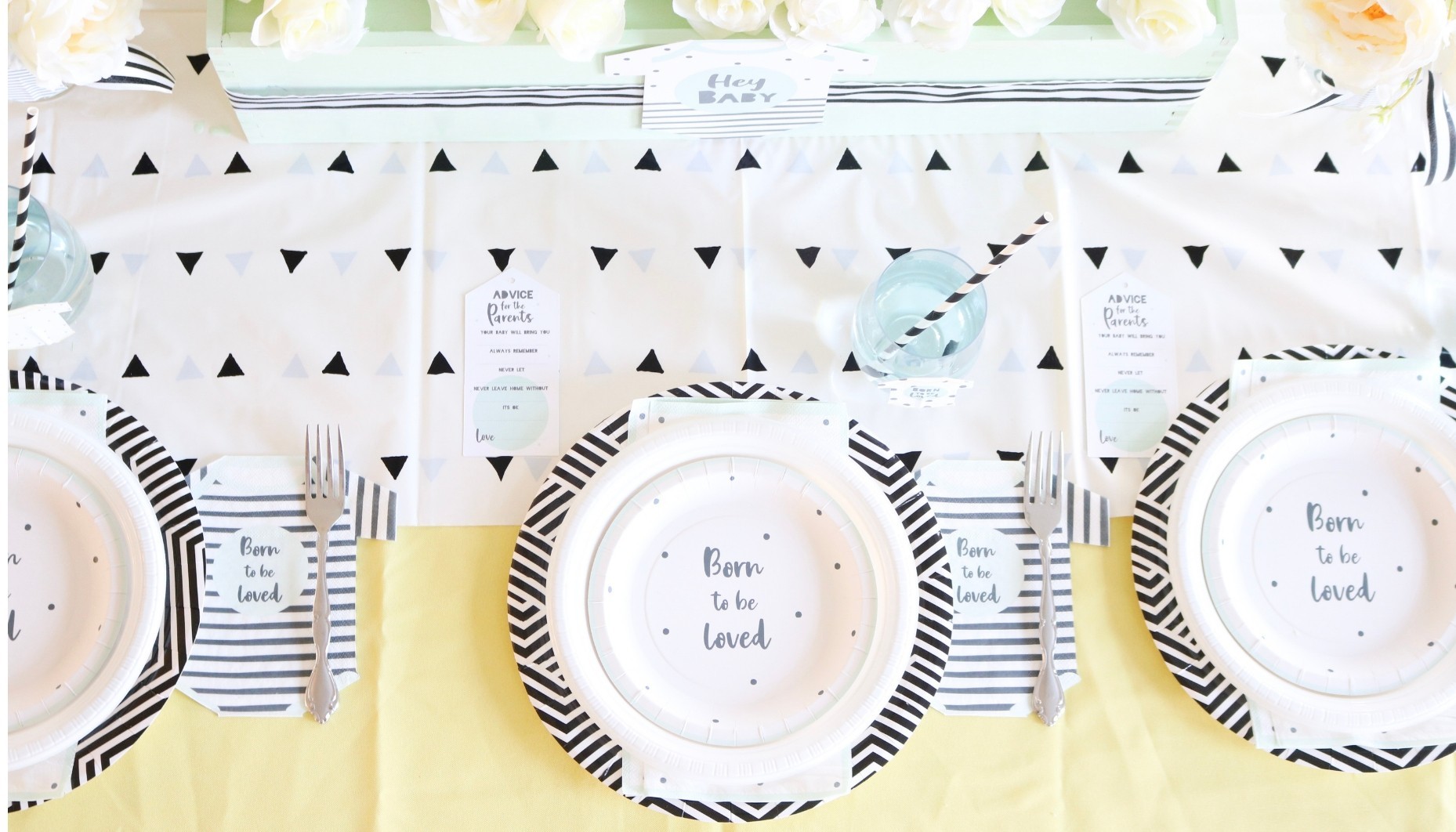 Born to be Loved Gender Neutral Baby Shower Ideas