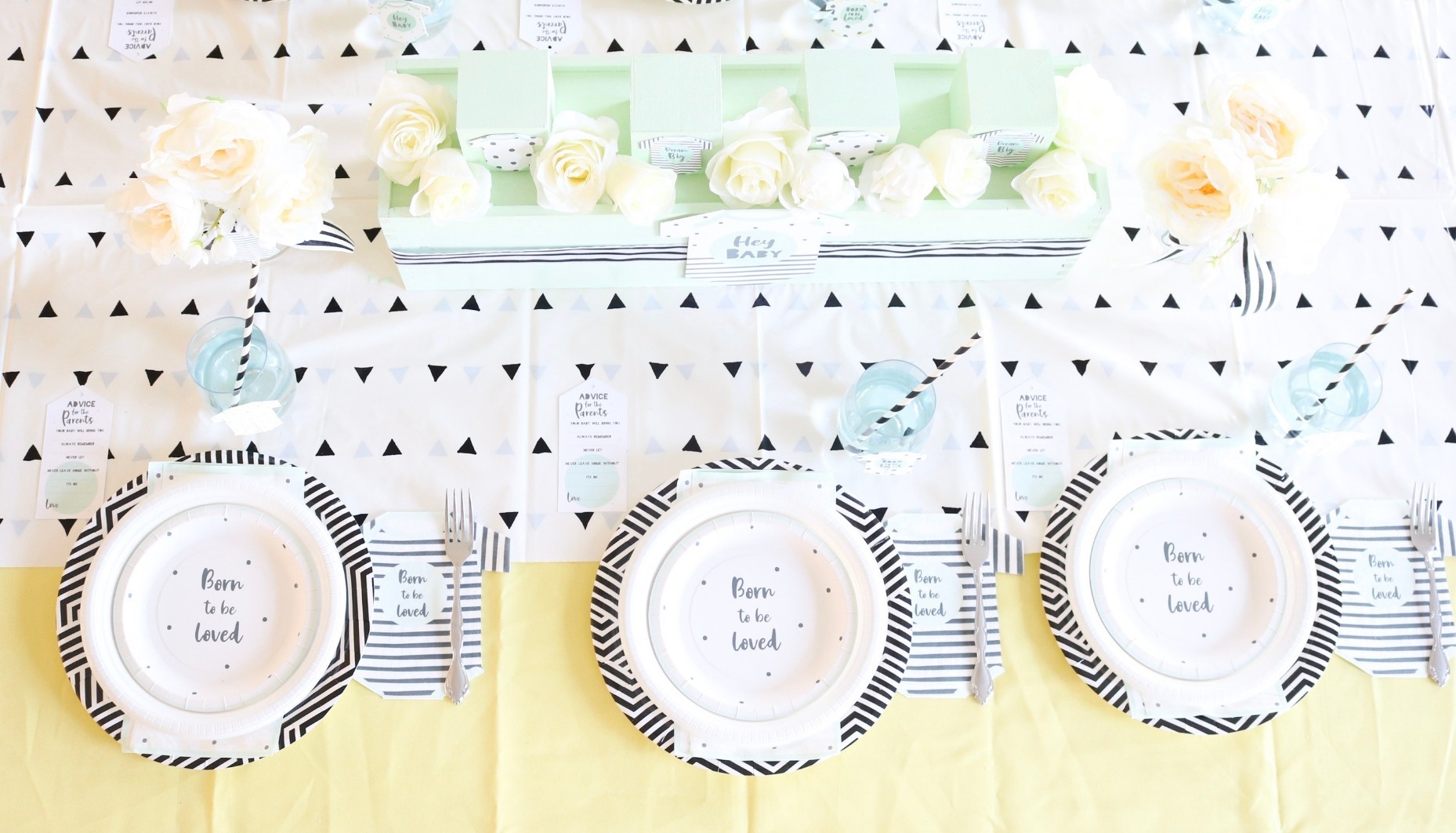Born to be Loved Gender Neutral Baby Shower Ideas