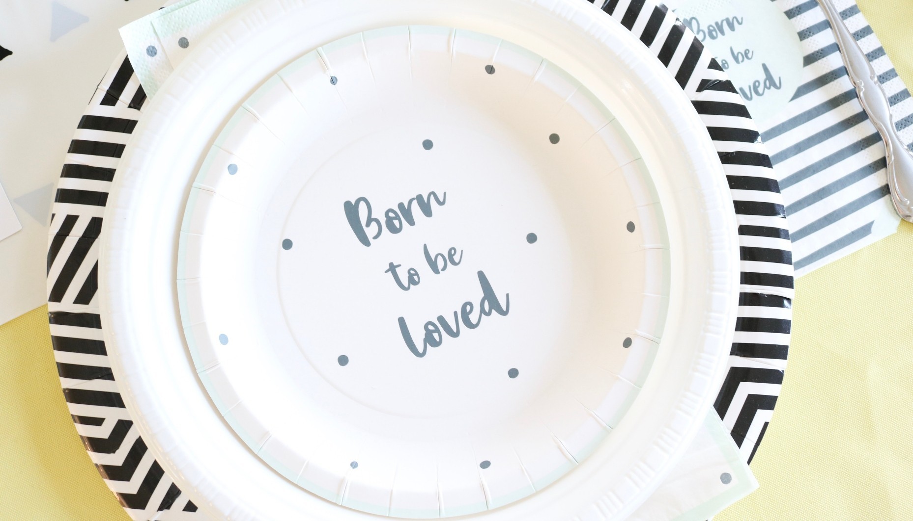 Born to be Loved Gender Neutral Baby Shower Ideas